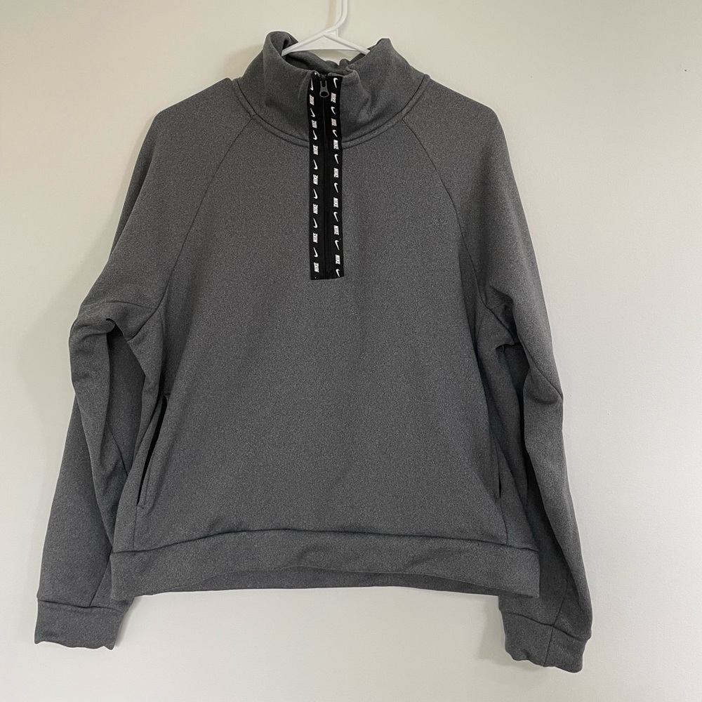 Grey Nike half zip